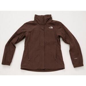Vintage y2k North Face Rain Jacket Women's Dark Brown size Small